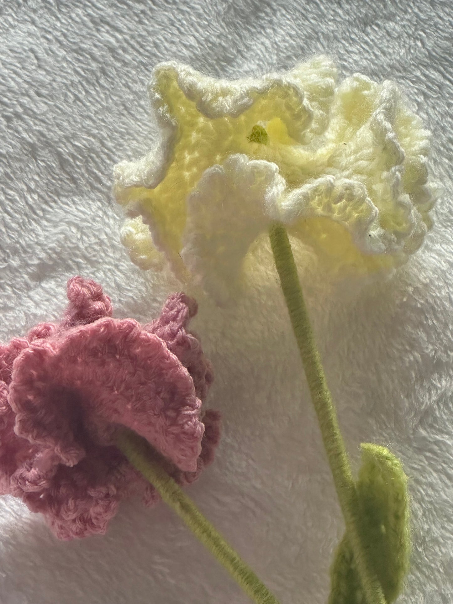 Carnation Flower stem - crochet