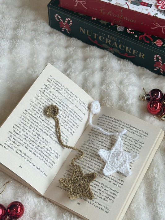Glitter star bookmark