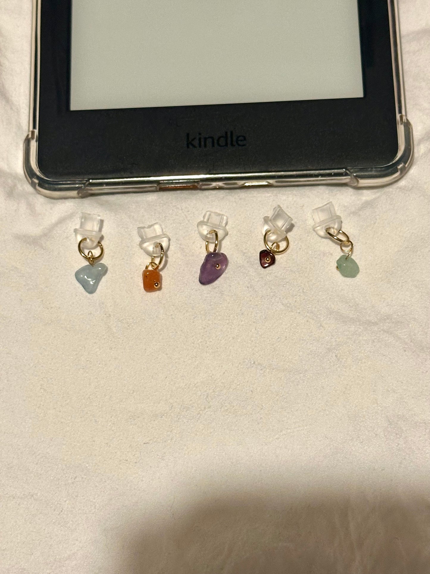 Crystal E-reader charm