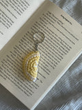 Lemon slice keychain