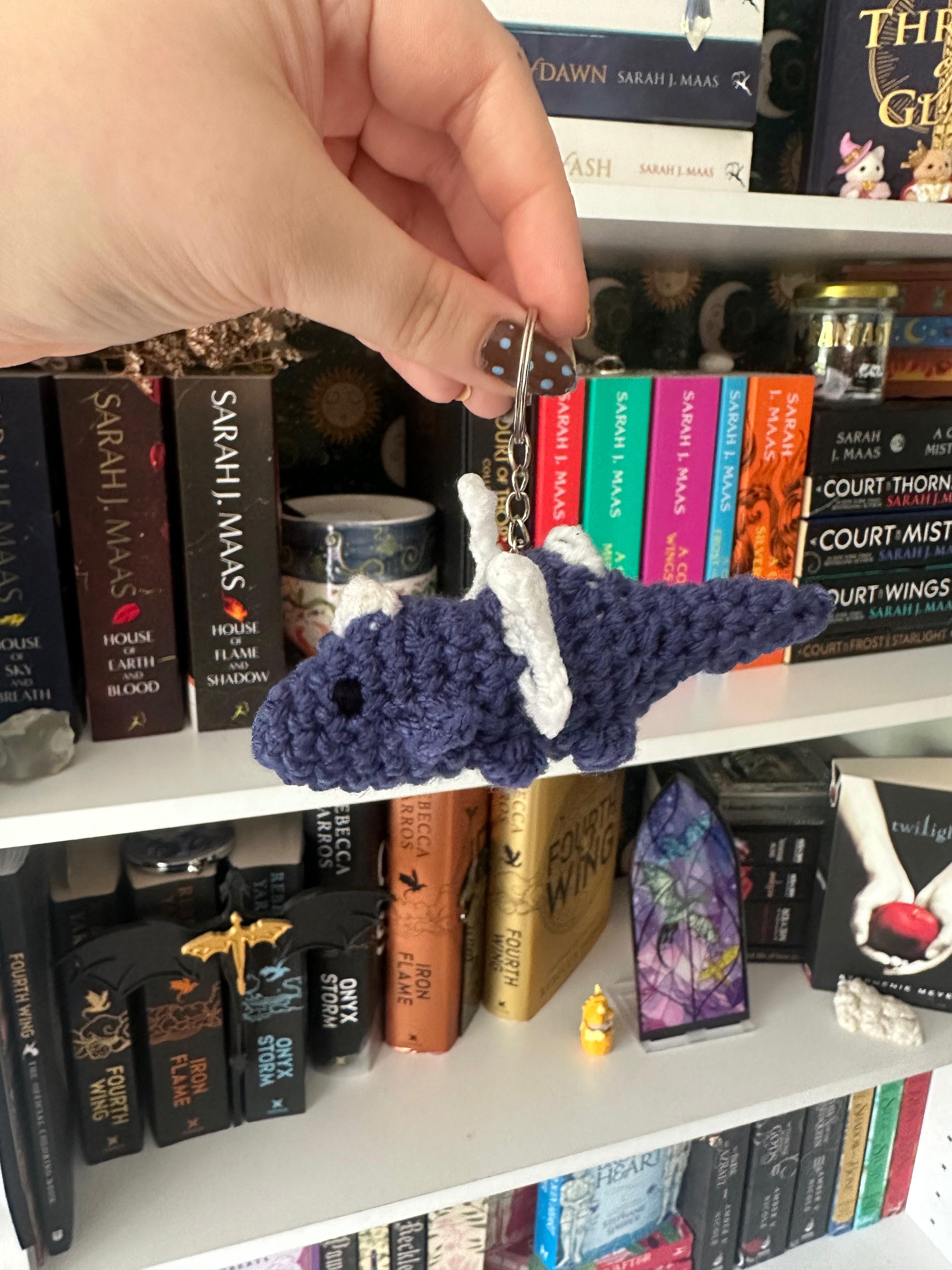 Dragon keychain - custom colour