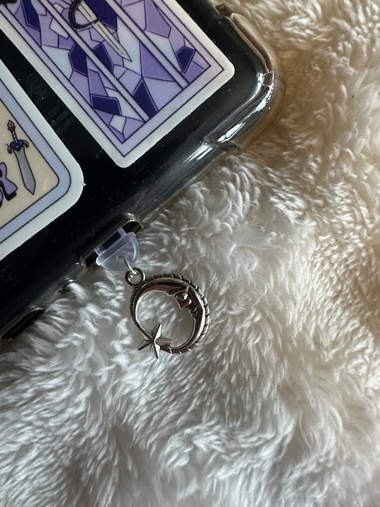 Kindle dust plug - star & moon