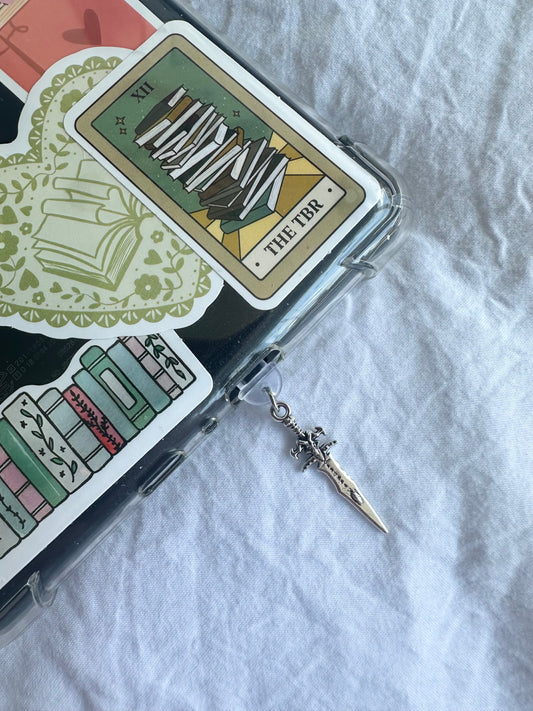 Kindle dust plug - sword