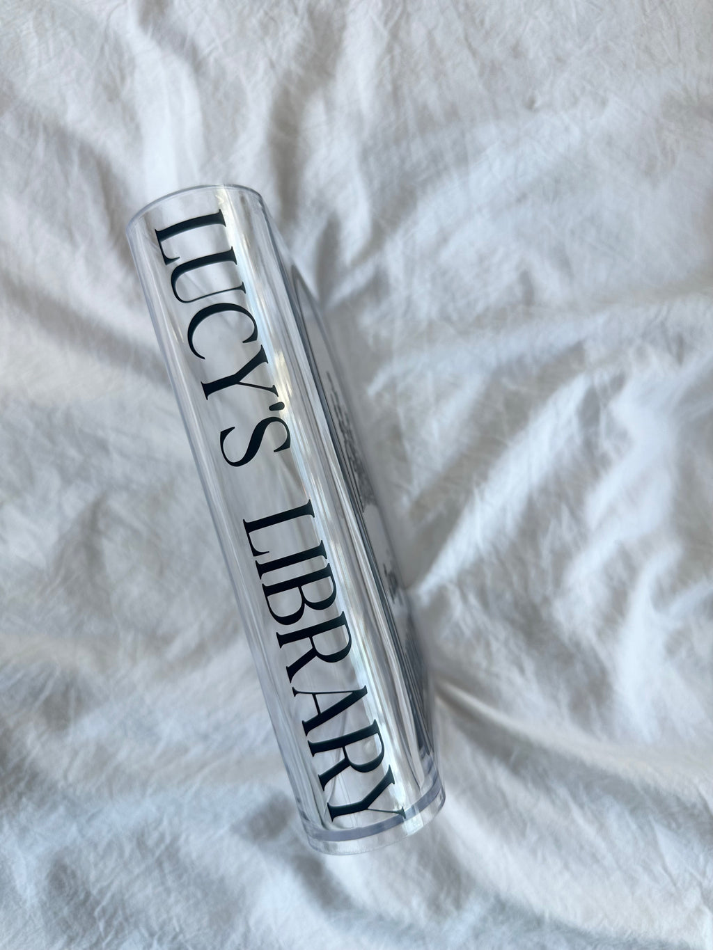 Book vase - custom name library 📚