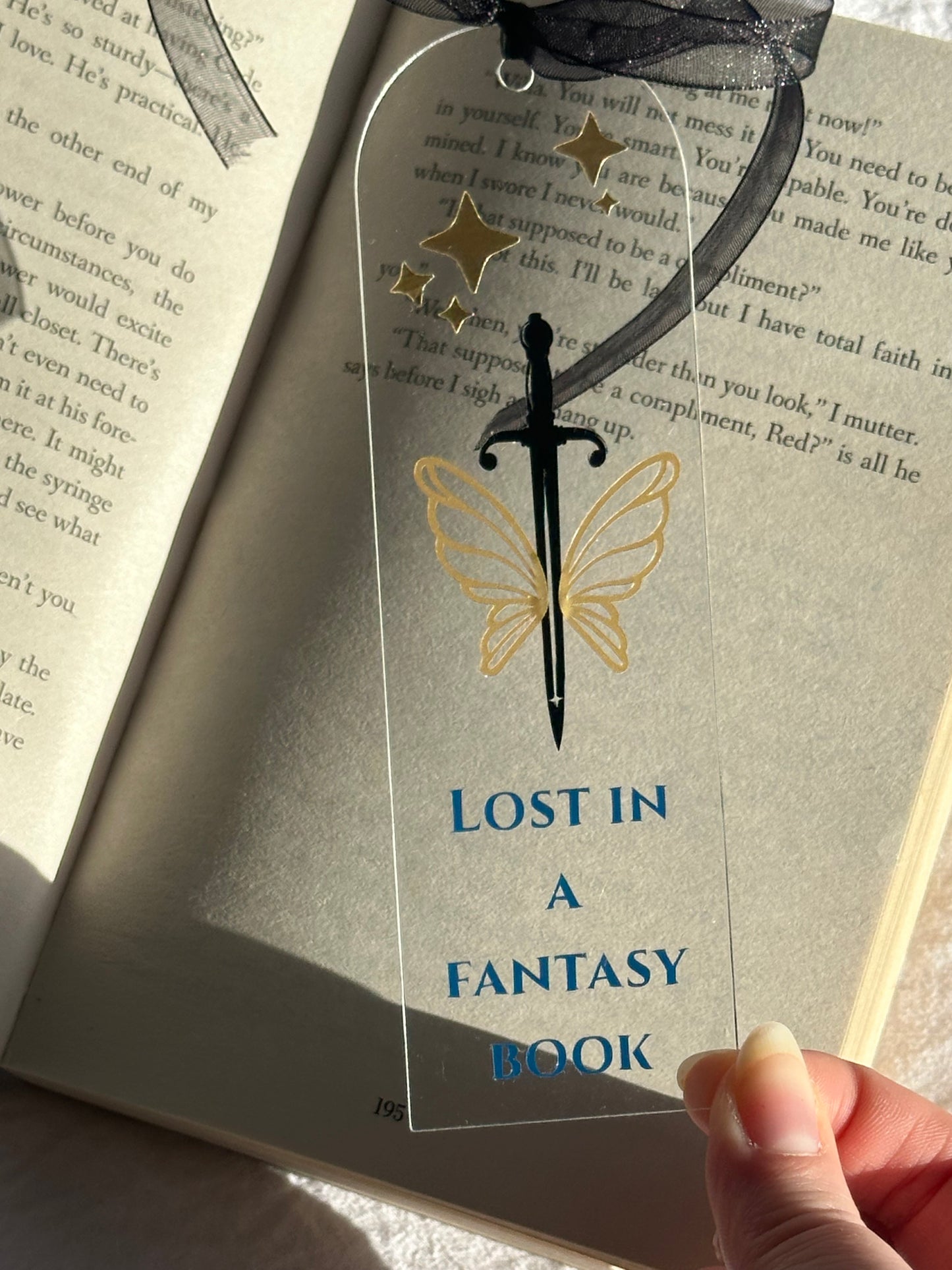 Fantasy book bookmark