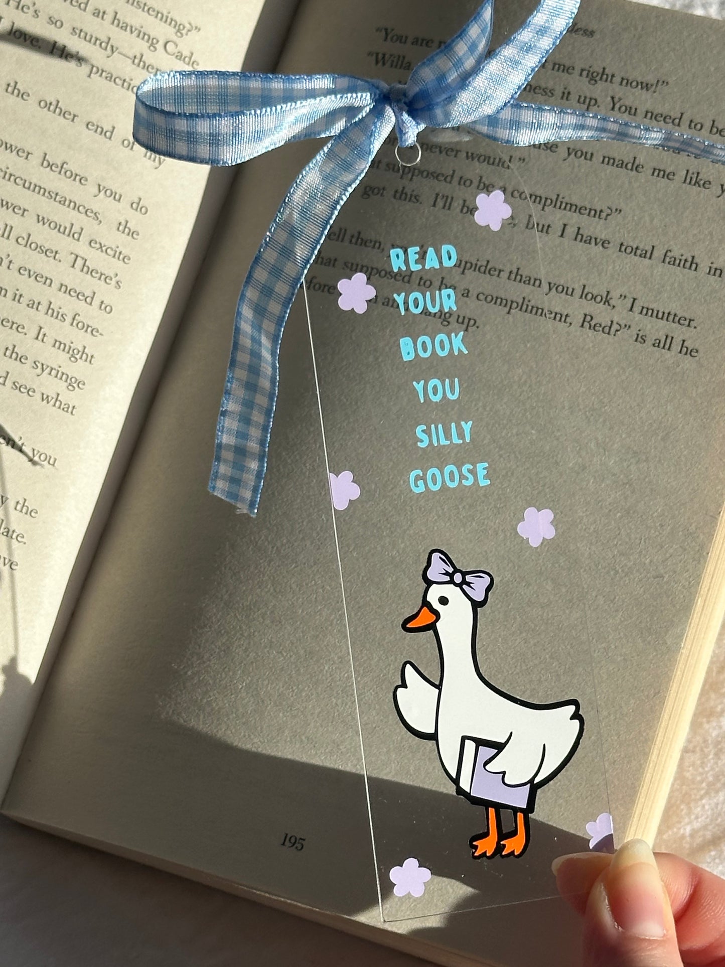 Silly goose bookmark