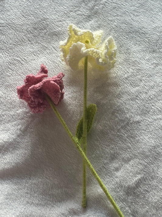 Carnation Flower stem - crochet