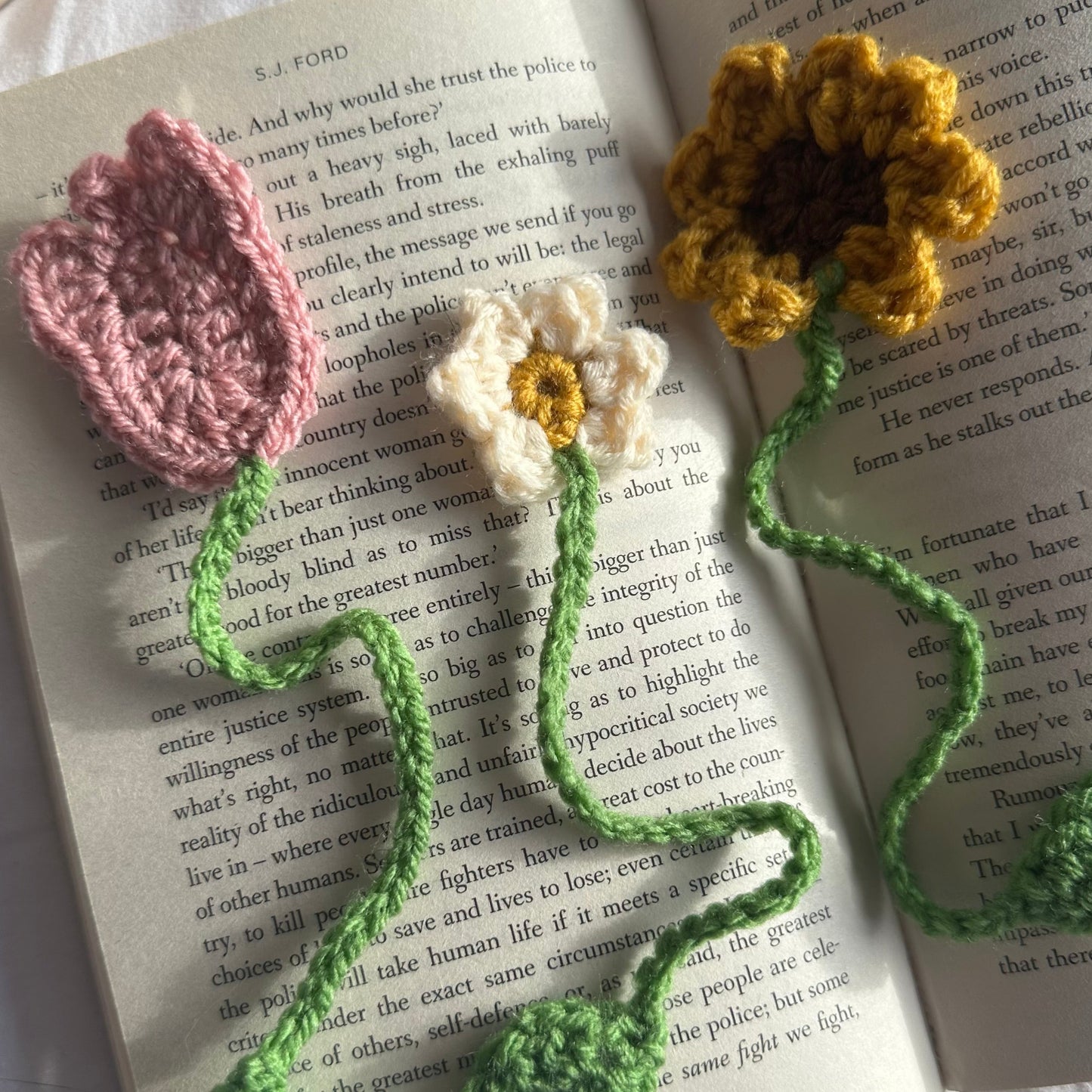 Wildflower bookmark collection