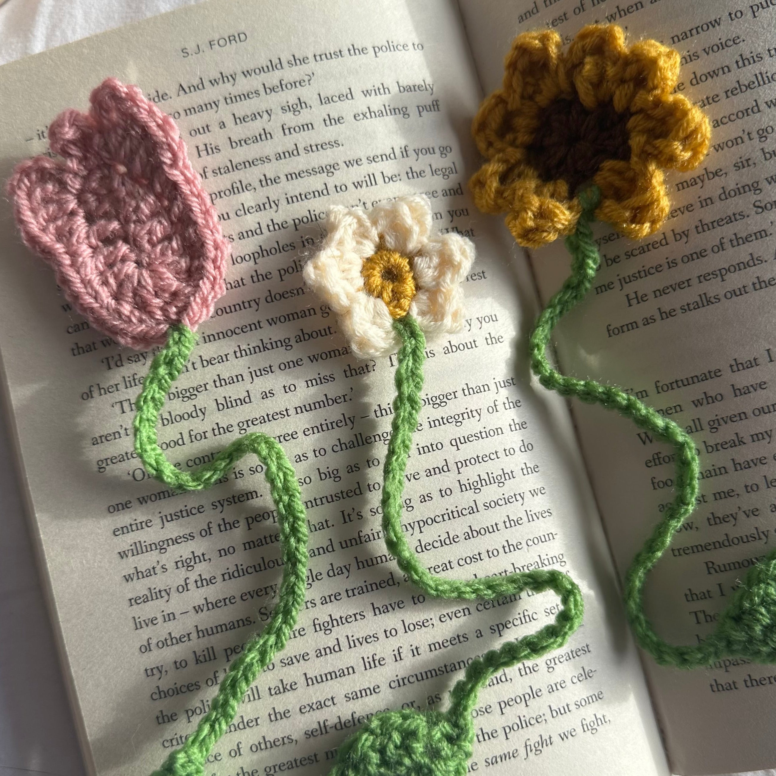 Wildflower bookmark collection