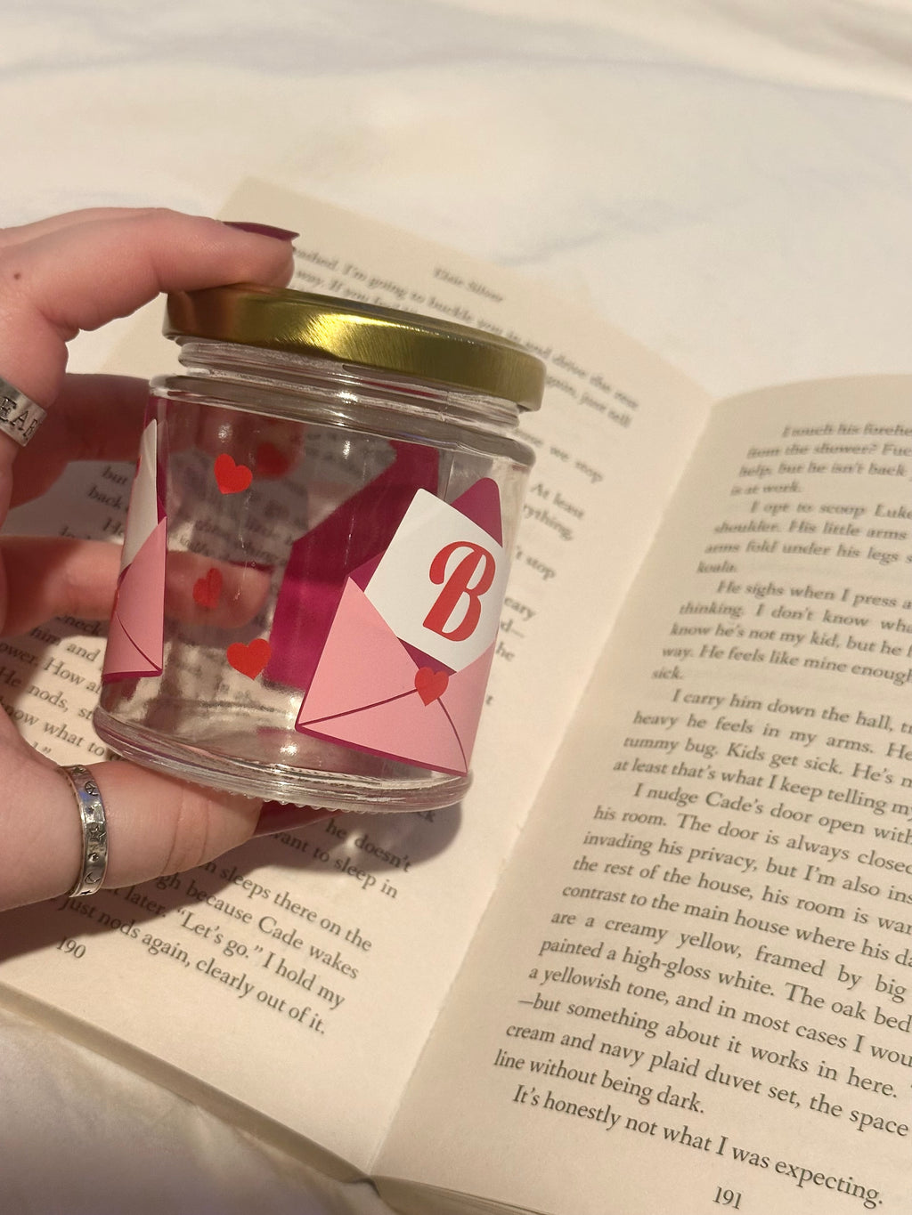Tbr jar - love letters