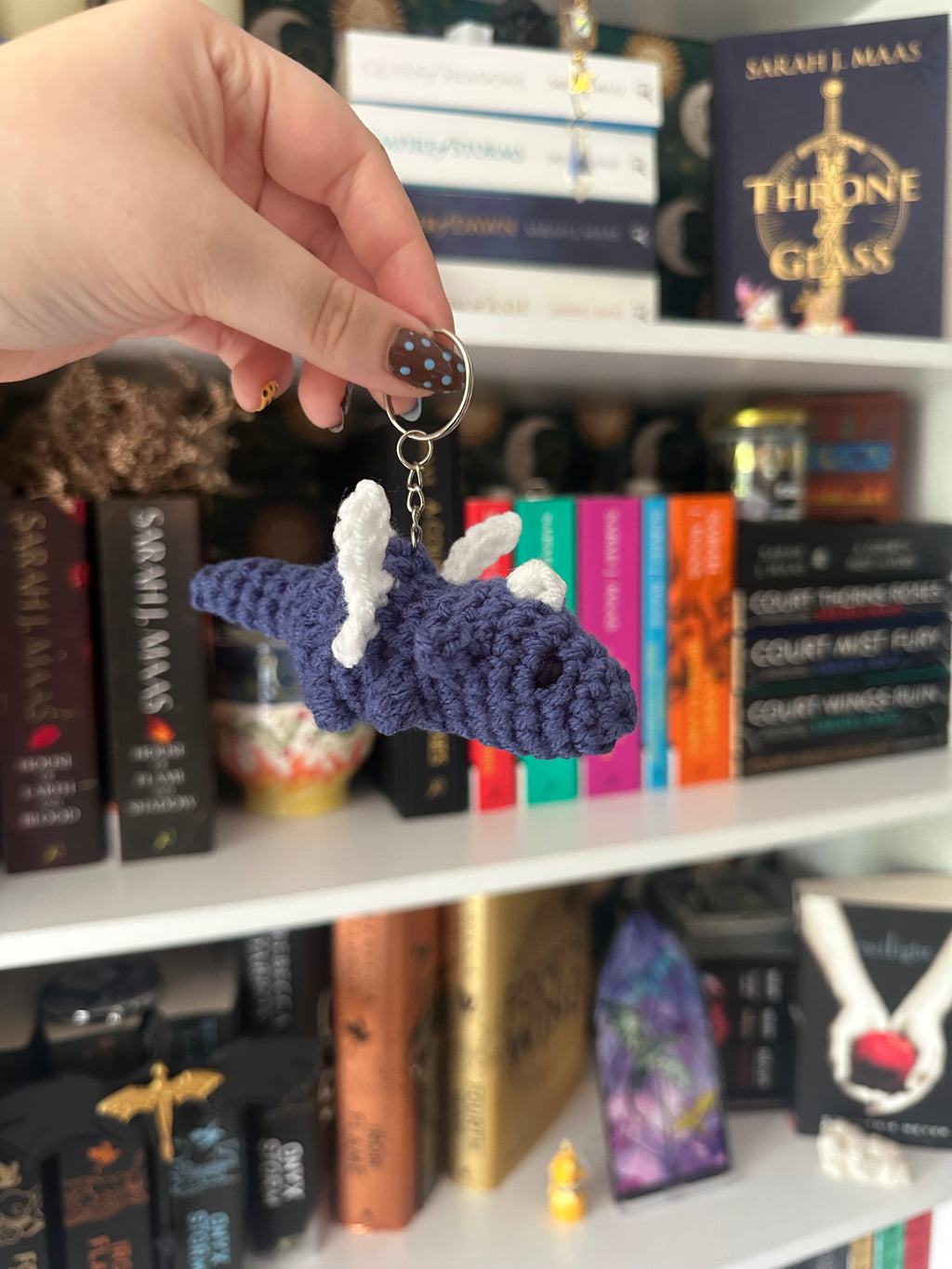 Dragon keychain - custom colour