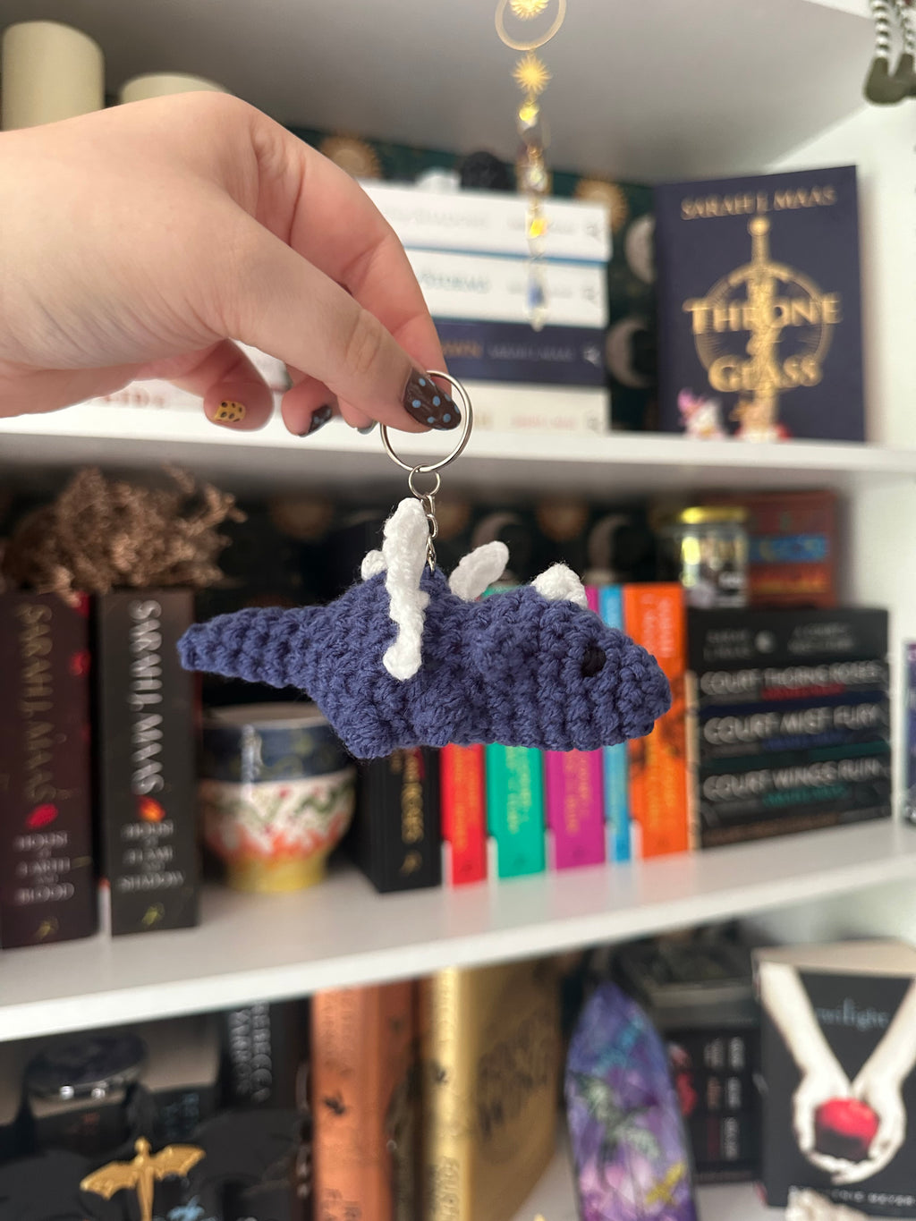 Dragon keychain - custom colour