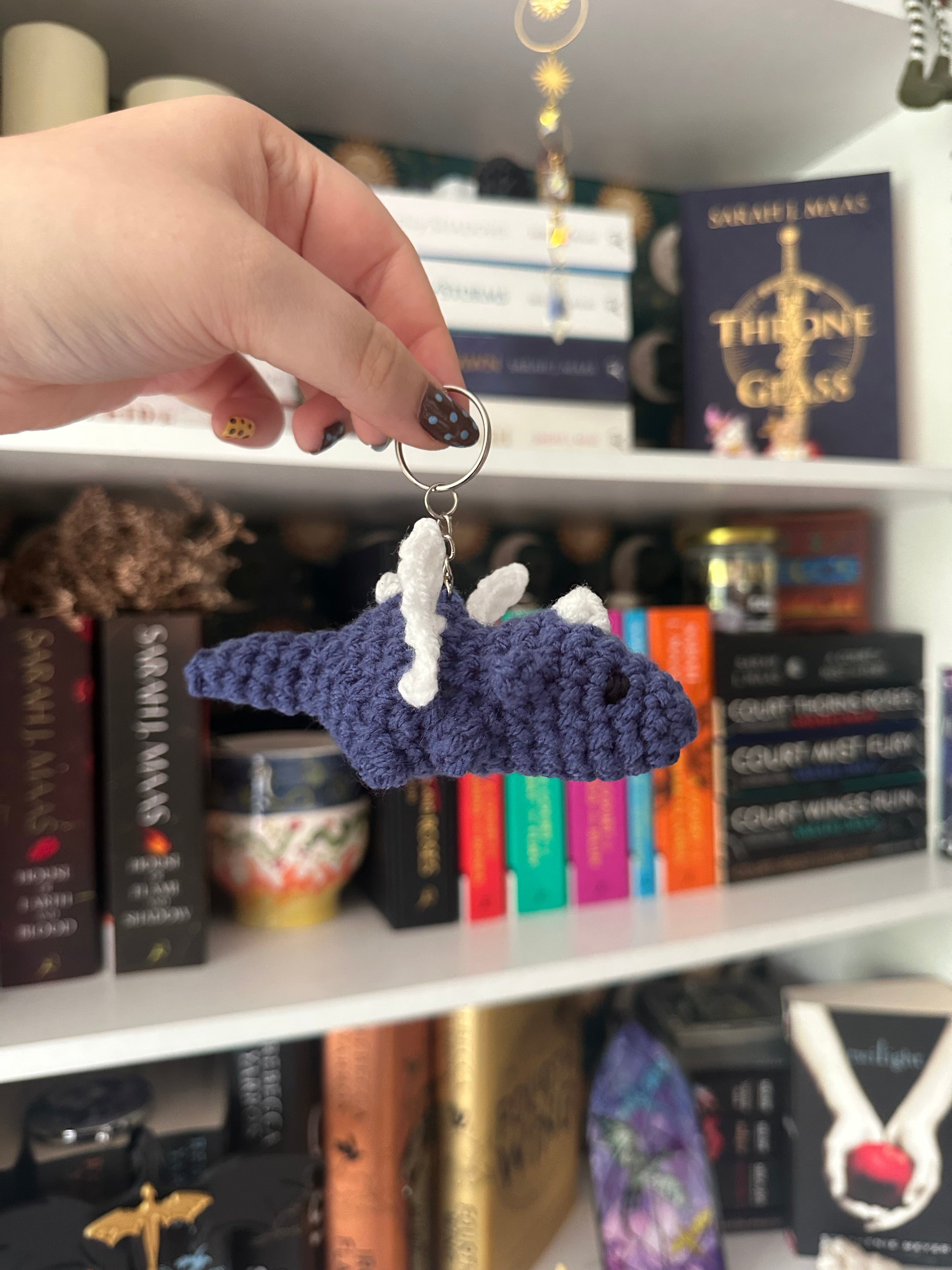 Dragon keychain - custom colour