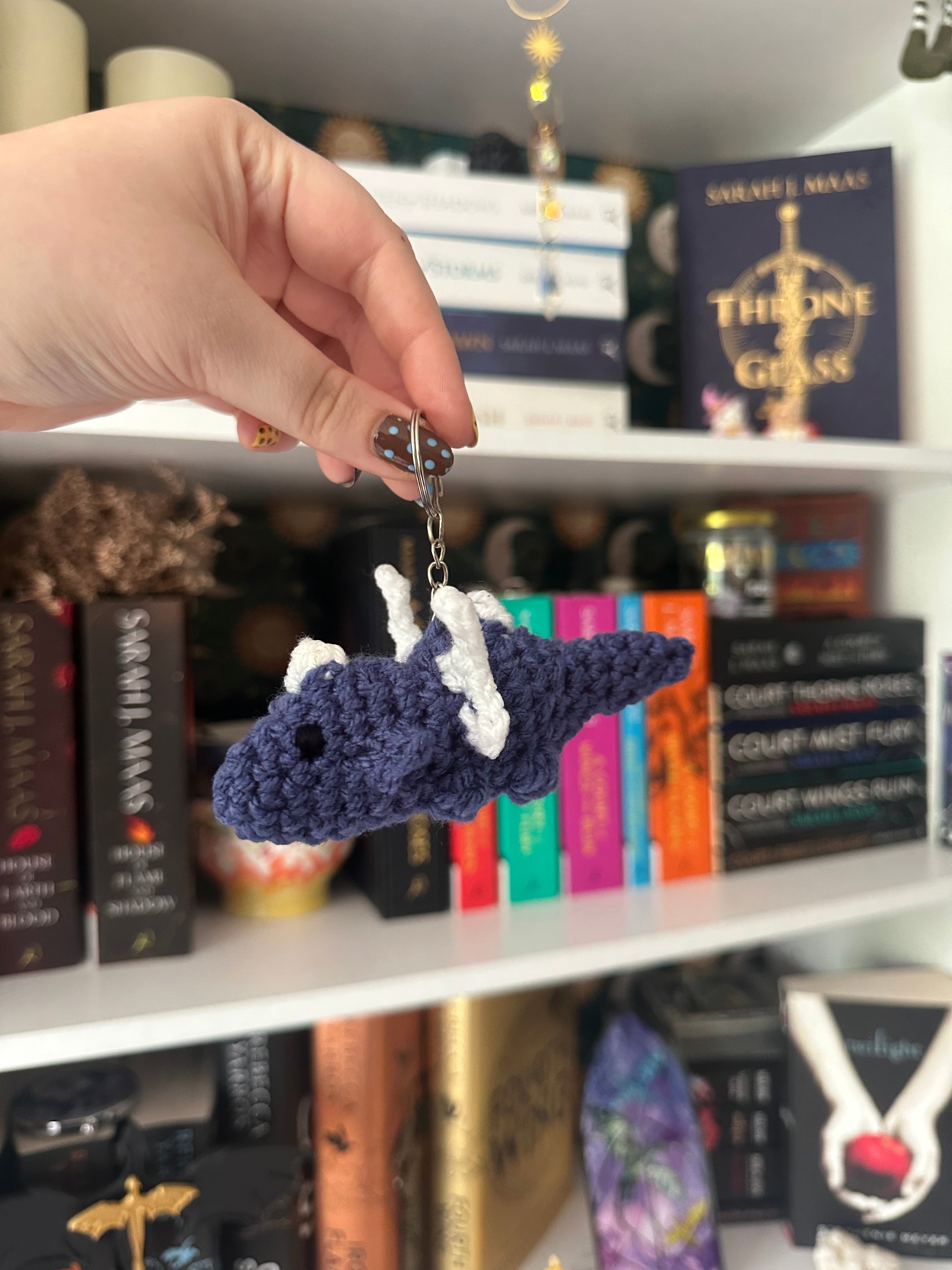 Dragon keychain - custom colour