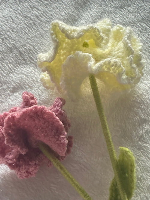 Carnation Flower stem - crochet