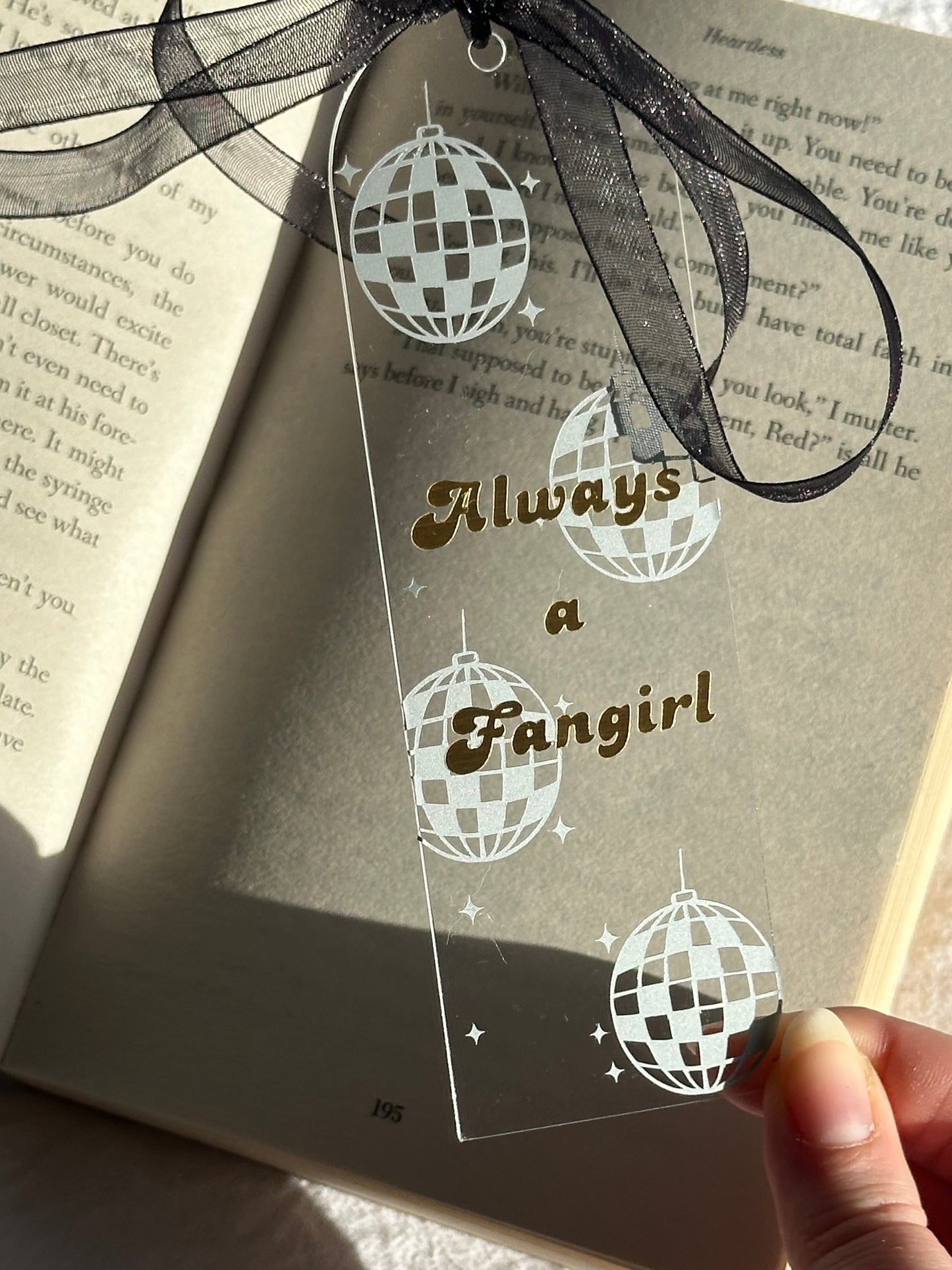 Fangirl disco bookmark