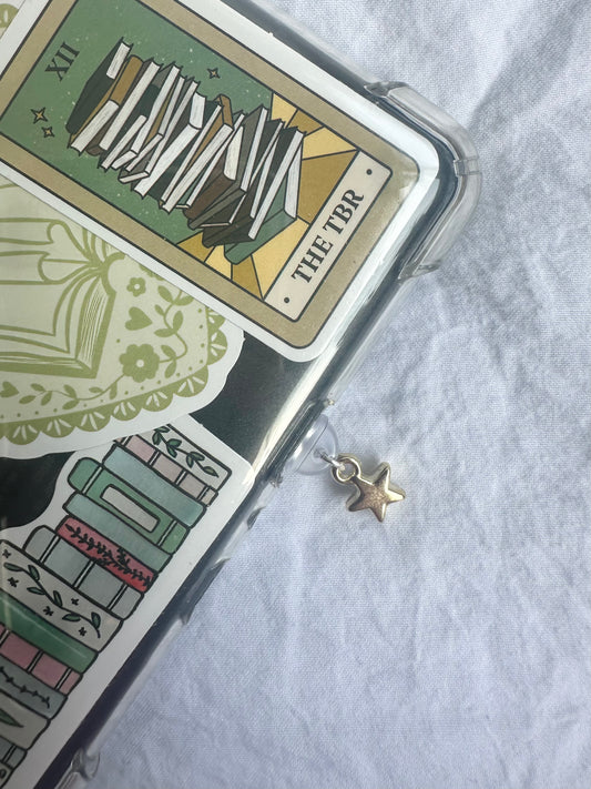 Kindle dust plug - golden star